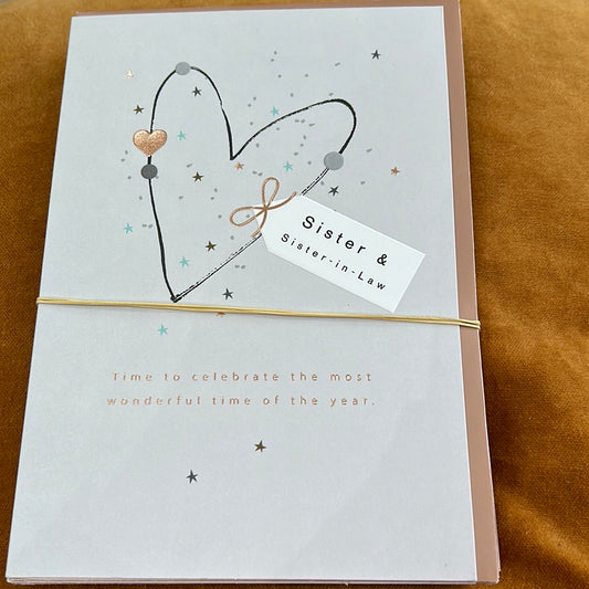 Sister & SIL Christmas Card - Hallmark