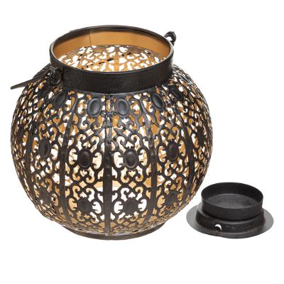 Round Metal Lace Lantern