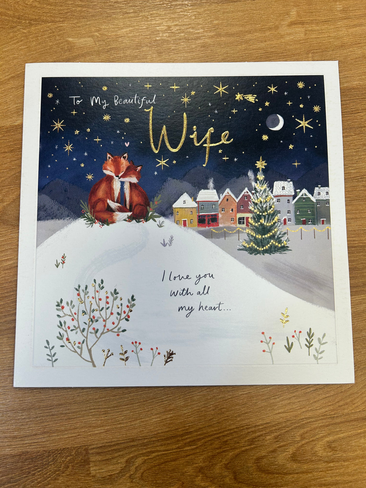 Wife Christmas Card