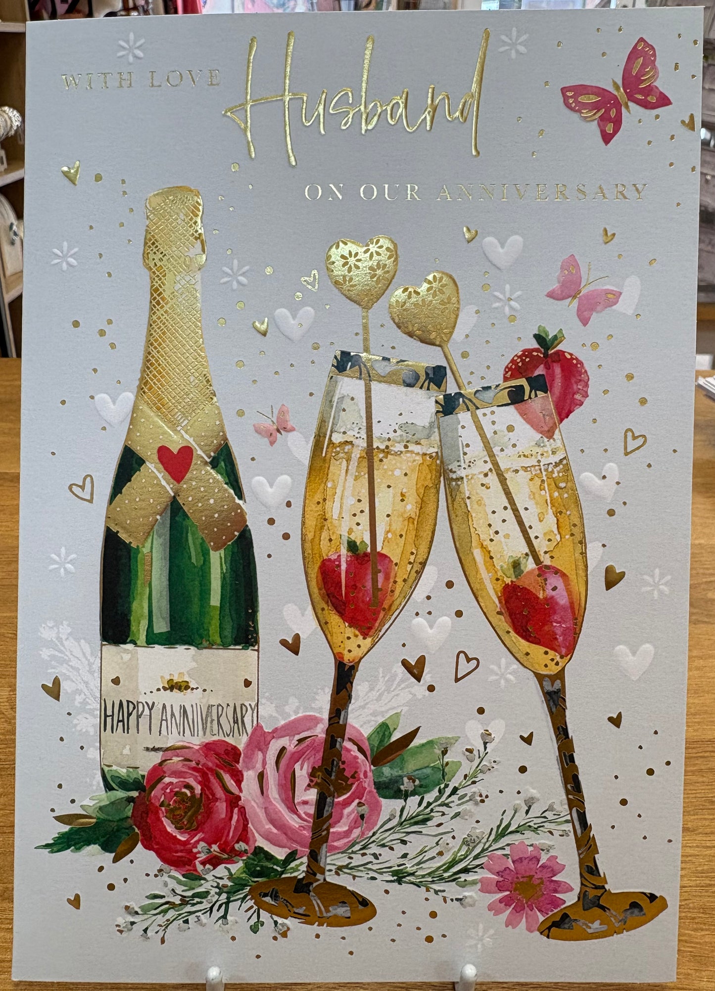 Husband Anniversary Card - Words 'n' Wishes
