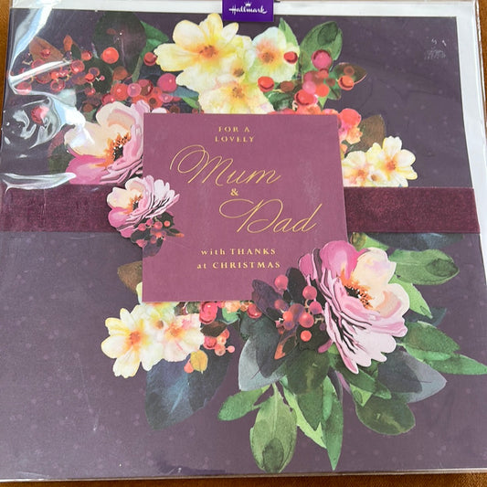 Mum & Dad Christmas Card - Hallmark