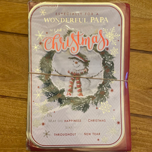 Papa Christmas Card - CC