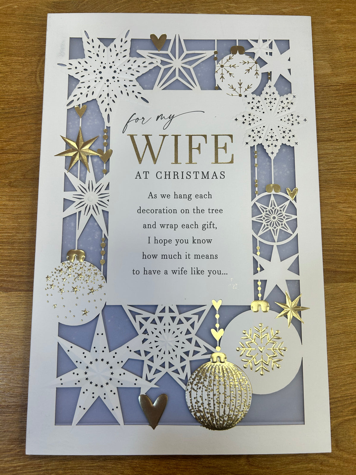 Wife Christmas Card