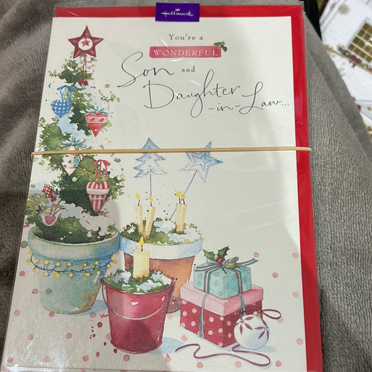 Son & DIL Christmas Card - Hallmark