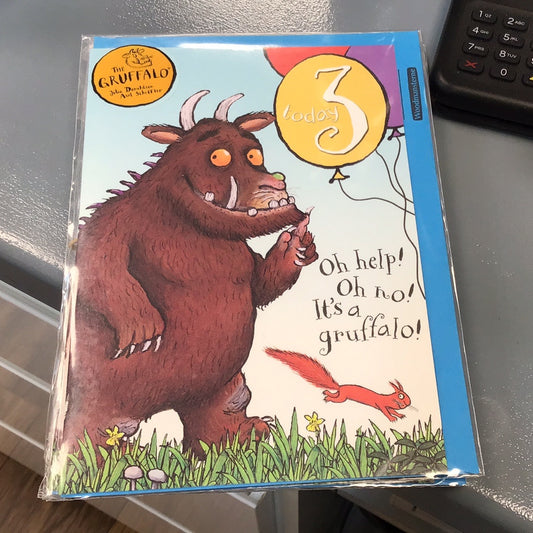 3rd Birthday Card - woodmansterne