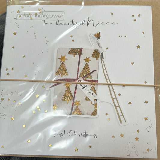 1st Christmas Niece Card - HG
