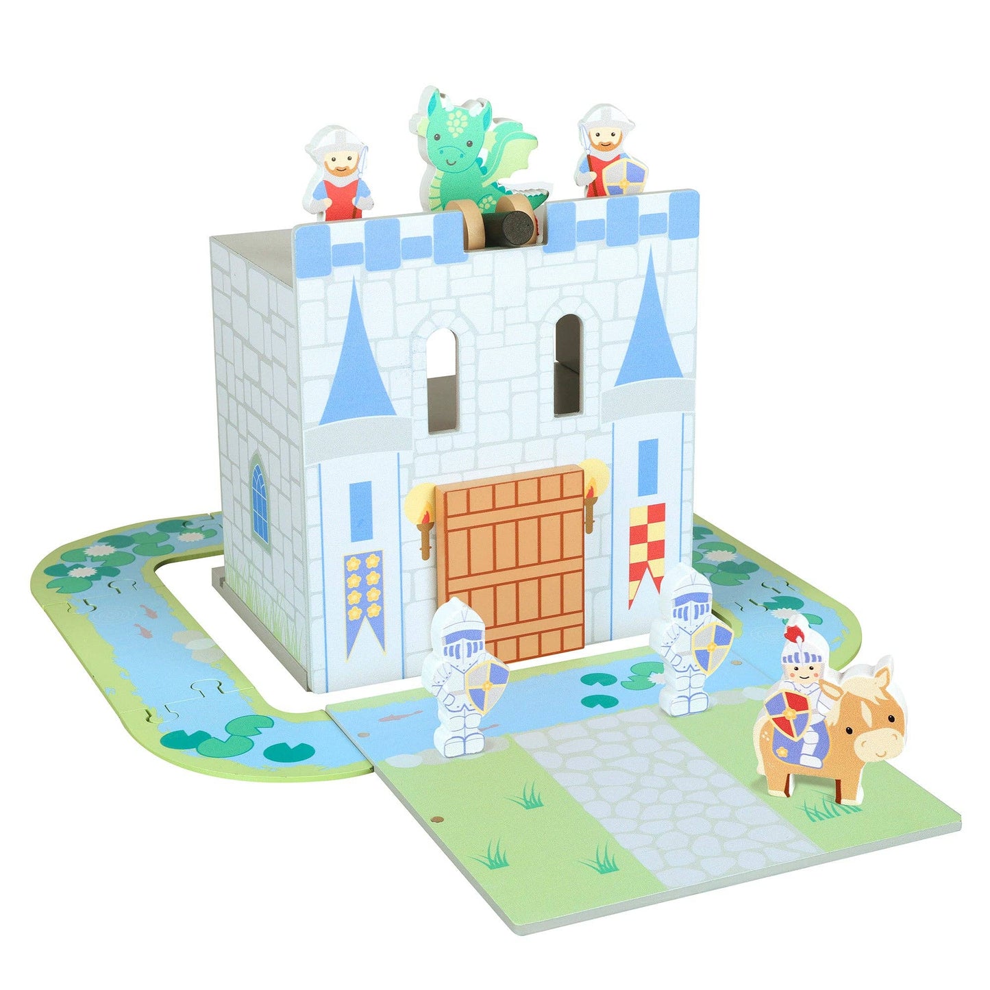 Wooden Castle Play Set