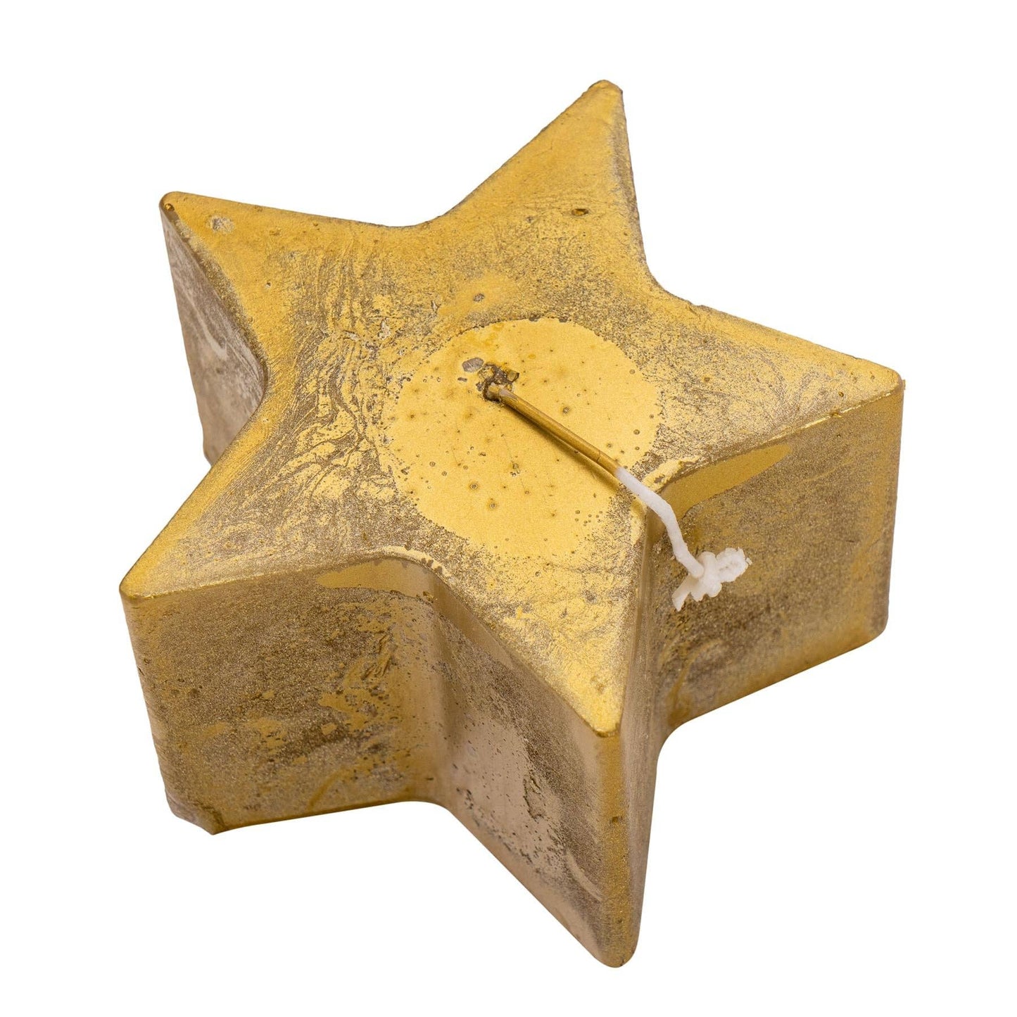 Nicola Spring Star Shaped Metallic Candle - Gold - 75hr