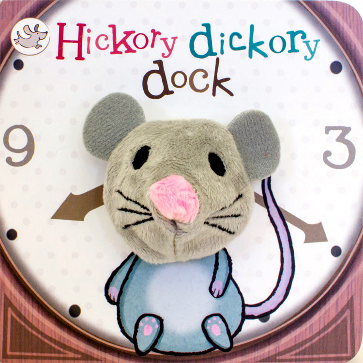 Hickory Dickory Dock Mini Finger Puppet Book for Interactive Baby Play. Available at Sweet P, Burnside, Glasgow