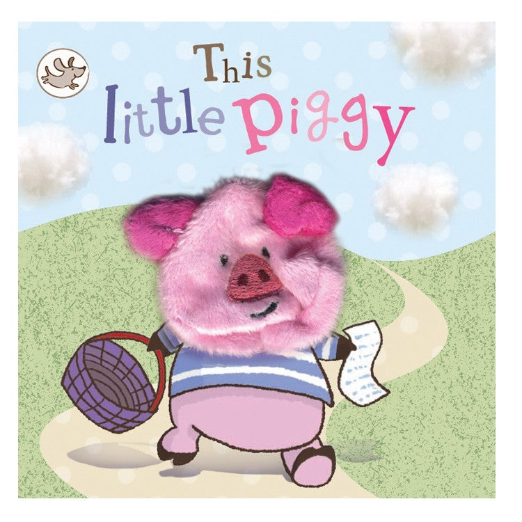 This Little Piggy Mini Finger Puppet Book for Interactive Baby Play. Available at Sweet P, Burnside, Glasgow