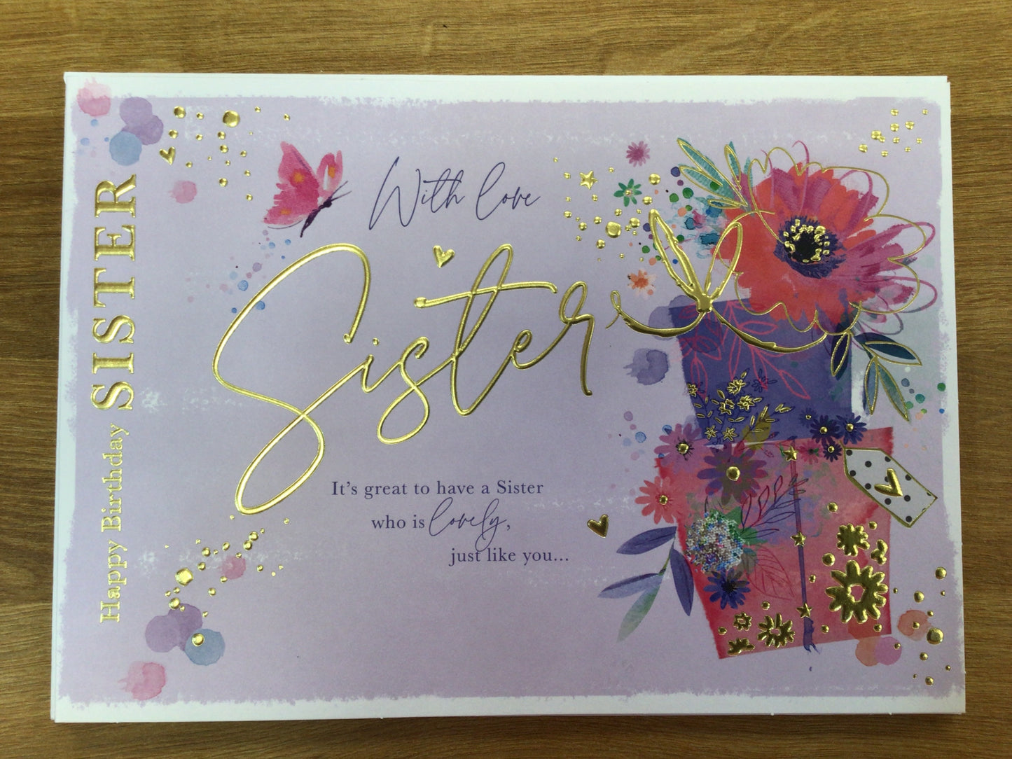 Sister Birthday Card - Words 'n' Wishes