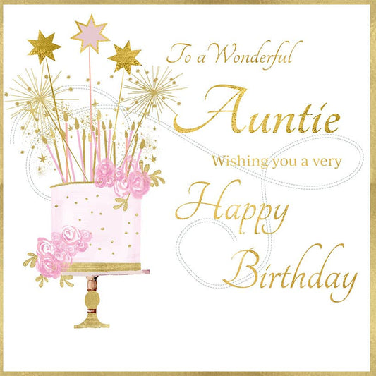 New England Small Happy Birthday Auntie