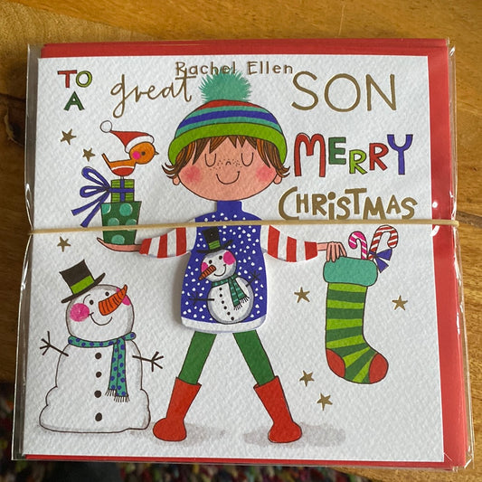 Son Christmas Card - Rachel Ellen