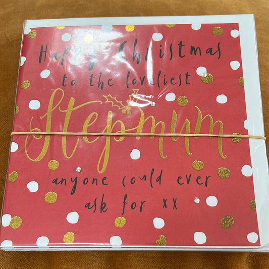 Step-Mum Christmas Card - HG