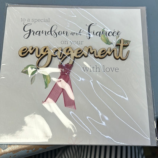 Grandson & Fiancée Engagement Card - TR