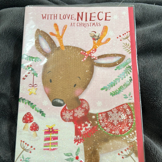 Niece Christmas Card - CC