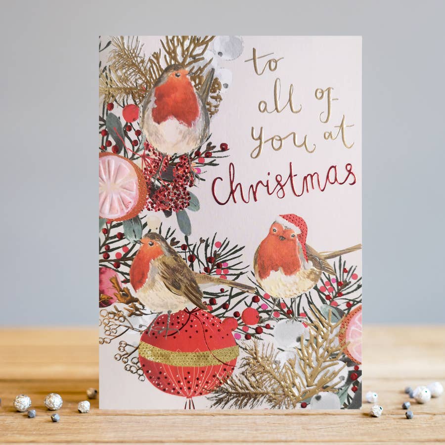 Robins Christmas Card | Holiday Card | Seasonal Cards