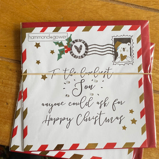 Son Christmas Card - Hammond Gower
