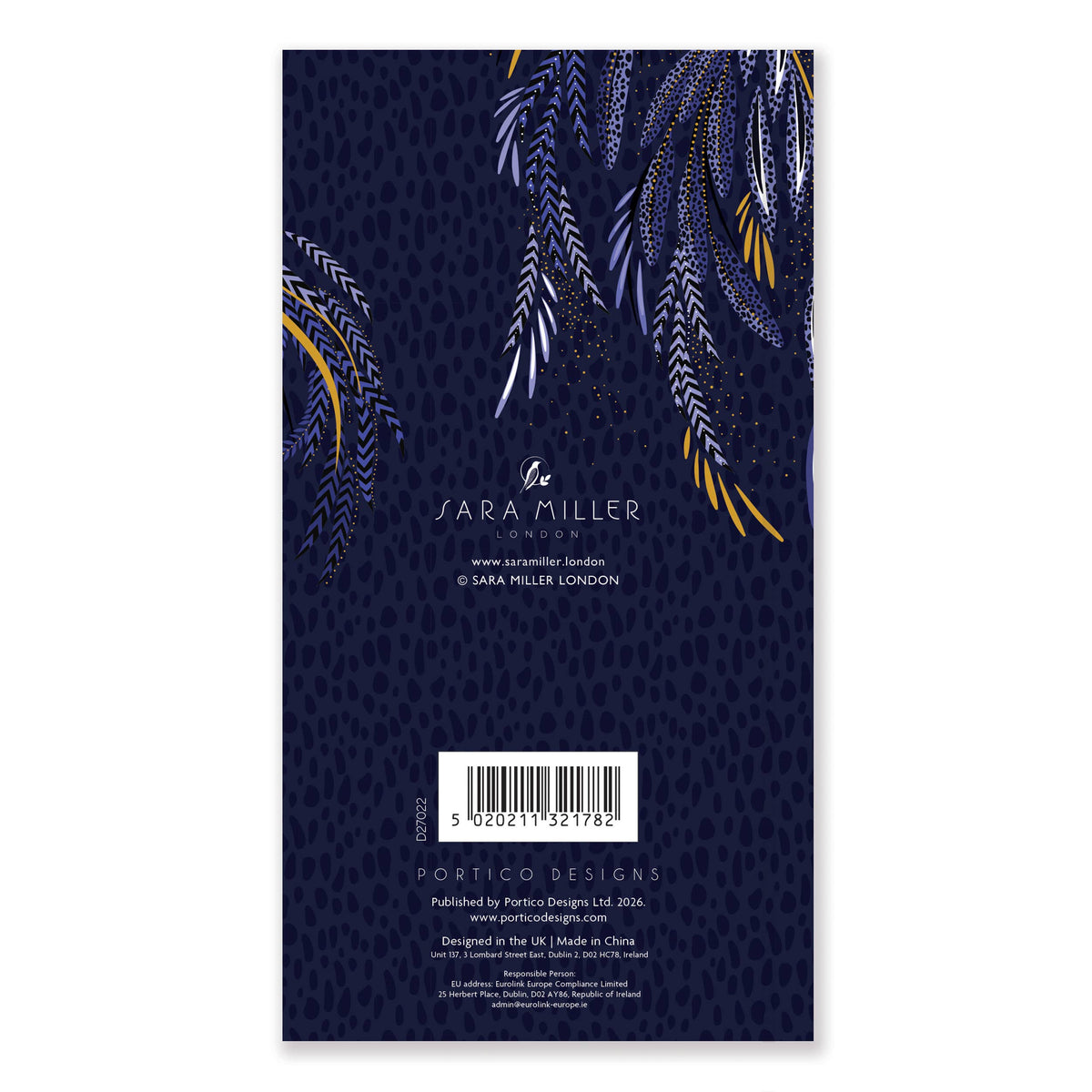 Sara Miller 2027 Slim Diary