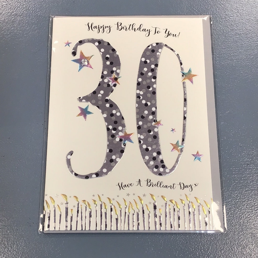 30th Birthday Card - WJB