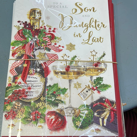 Son & DIL Christmas Card - Javelin