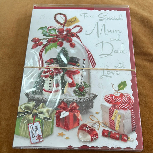 Mum & Dad Christmas Card - Javelin