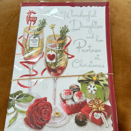 Daughter & Partner Christmas Card - Javelin