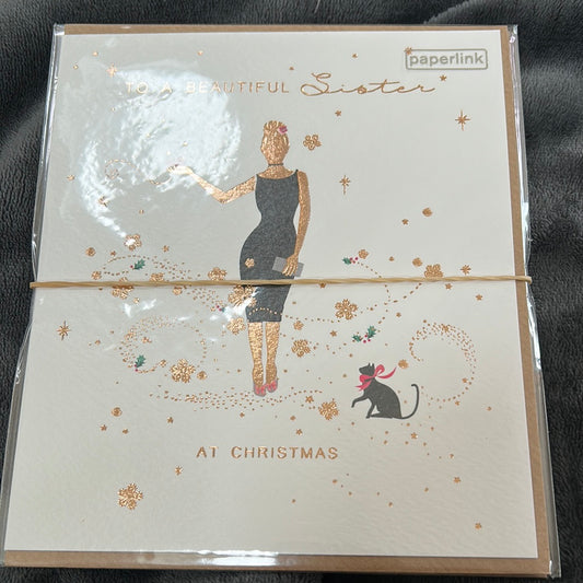 Sister Christmas Card - Paperlink