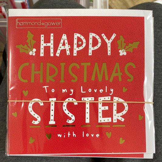 Sister Christmas Card - Hammond Gower