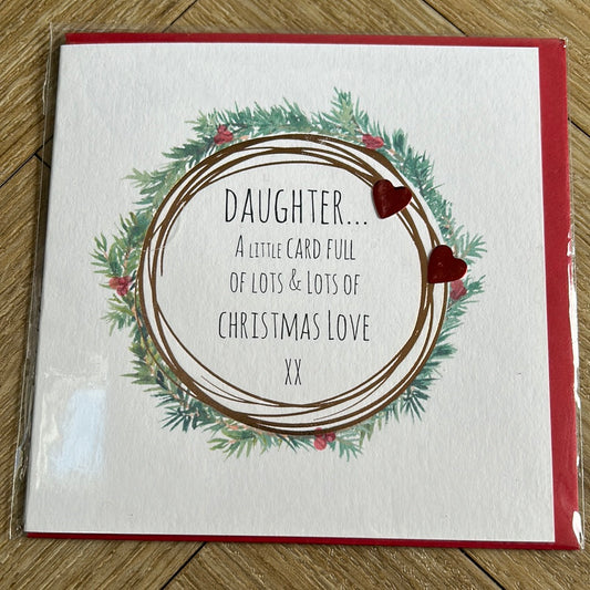 Daughter Christmas Card - Tracey Russell