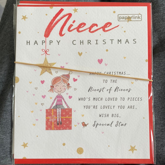 Niece Christmas Card - Paperlink
