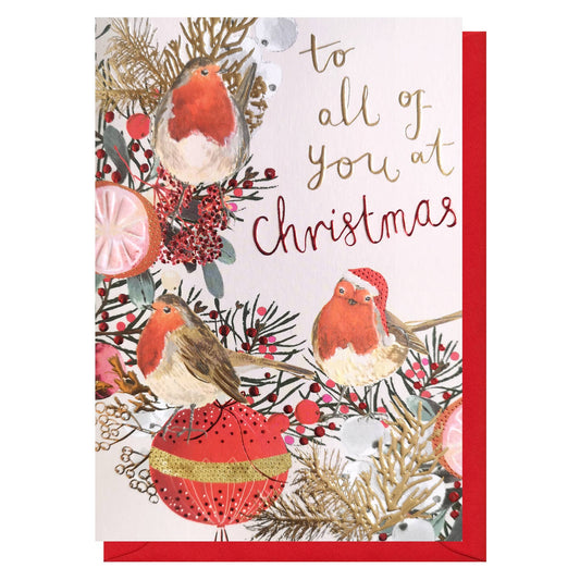 Robins Christmas Card | Holiday Card | Seasonal Cards