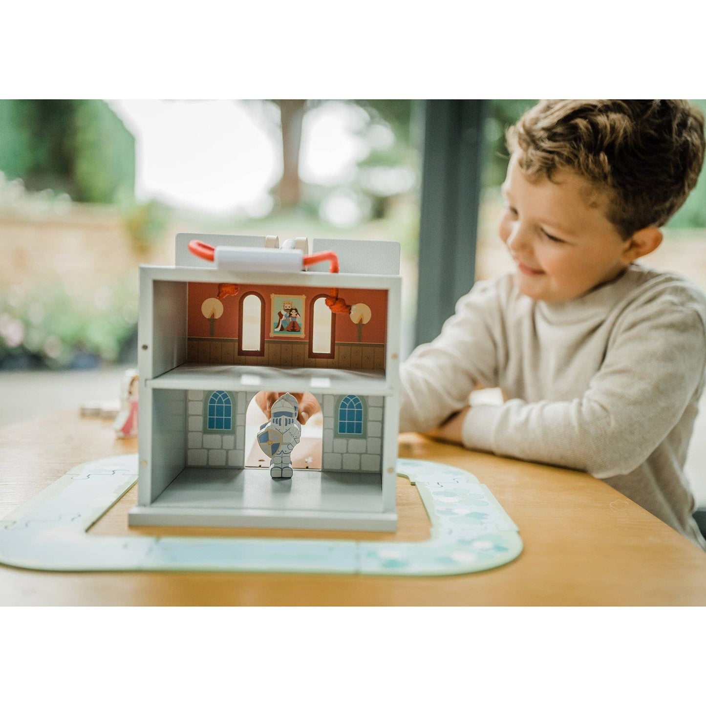 Wooden Castle Play Set