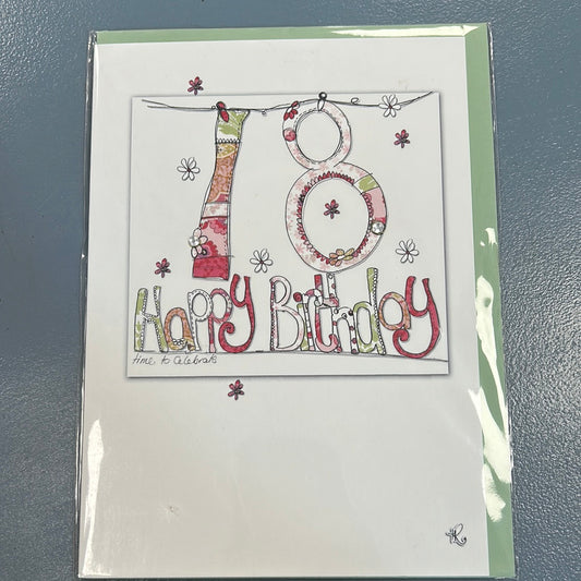 18 birthday card - Tracey Russell