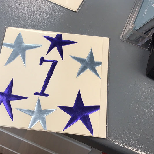 7th Birthday Card - WJB - quicksilver