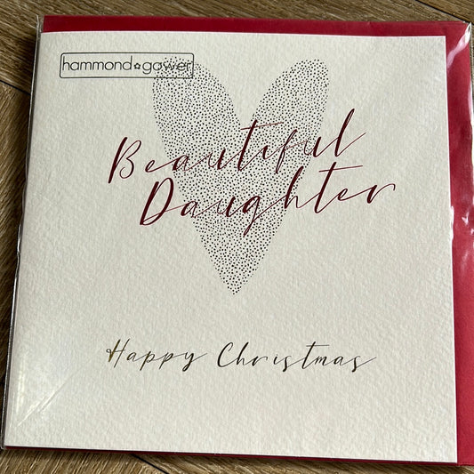 Daughter Christmas Card - HG