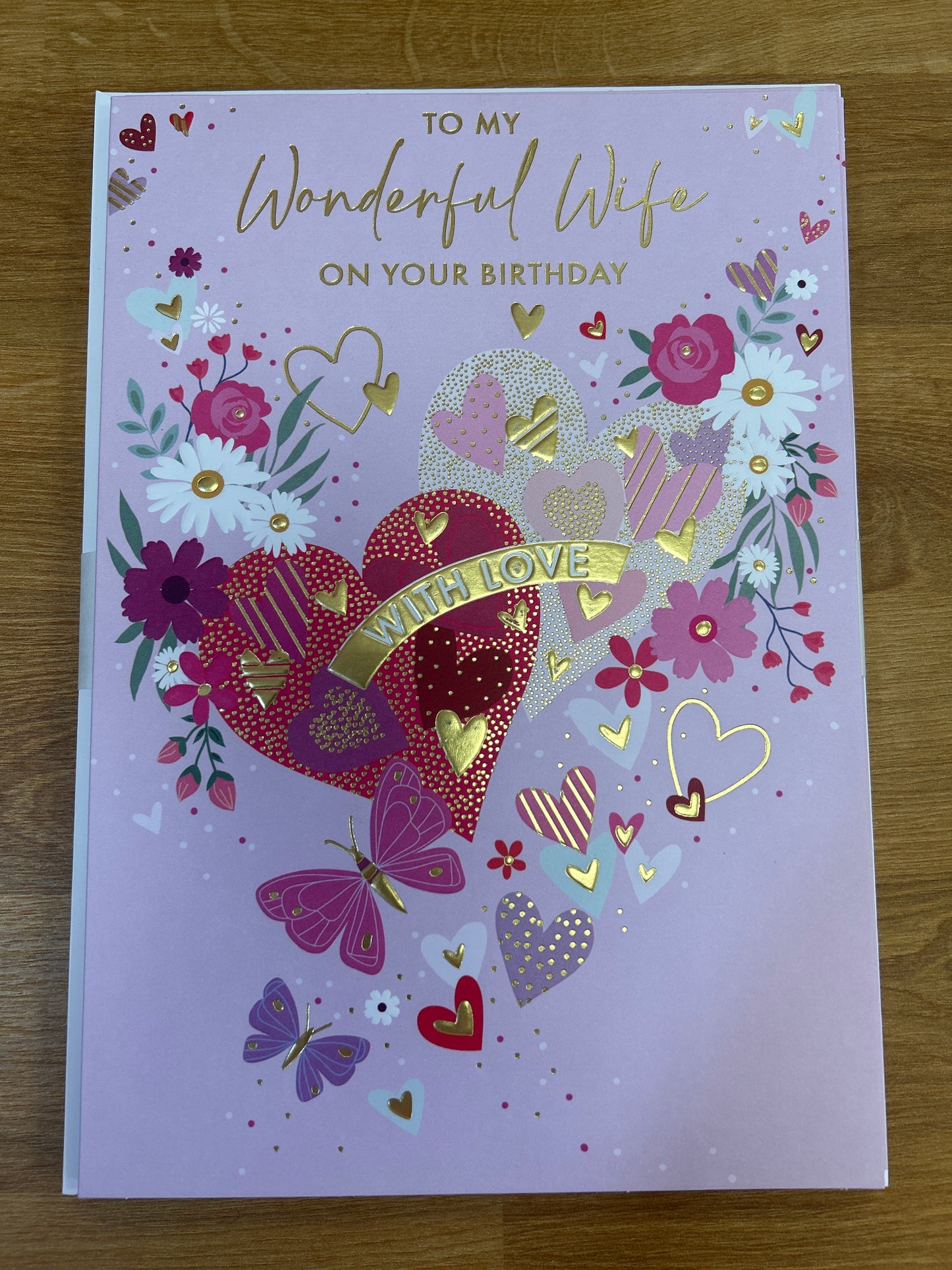 Wife Birthday Card - Words 'n' Wishes