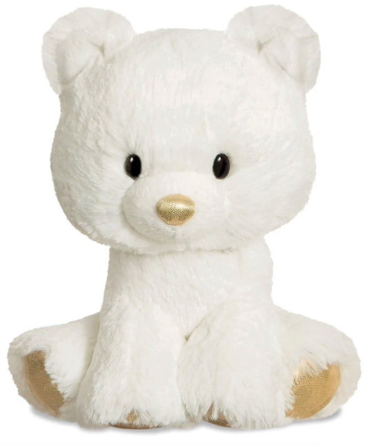 Glitzy Tots Polar Bear Soft Toy - Luxurious Cuddly Companion