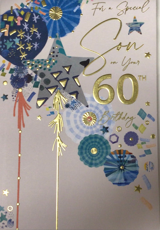 Son 60th Birthday Card - Words 'n' Wishes