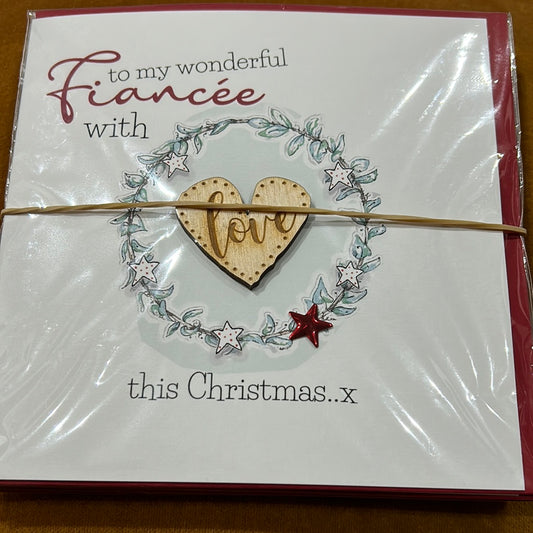 Fiancée Christmas Card - Tracey Russell