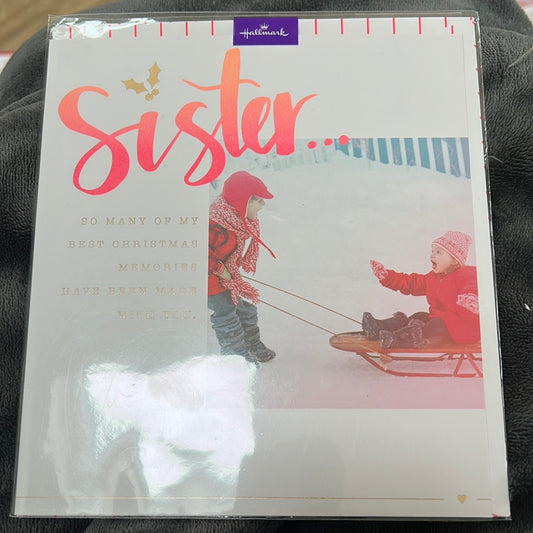 Sister Christmas Card - Hallmark