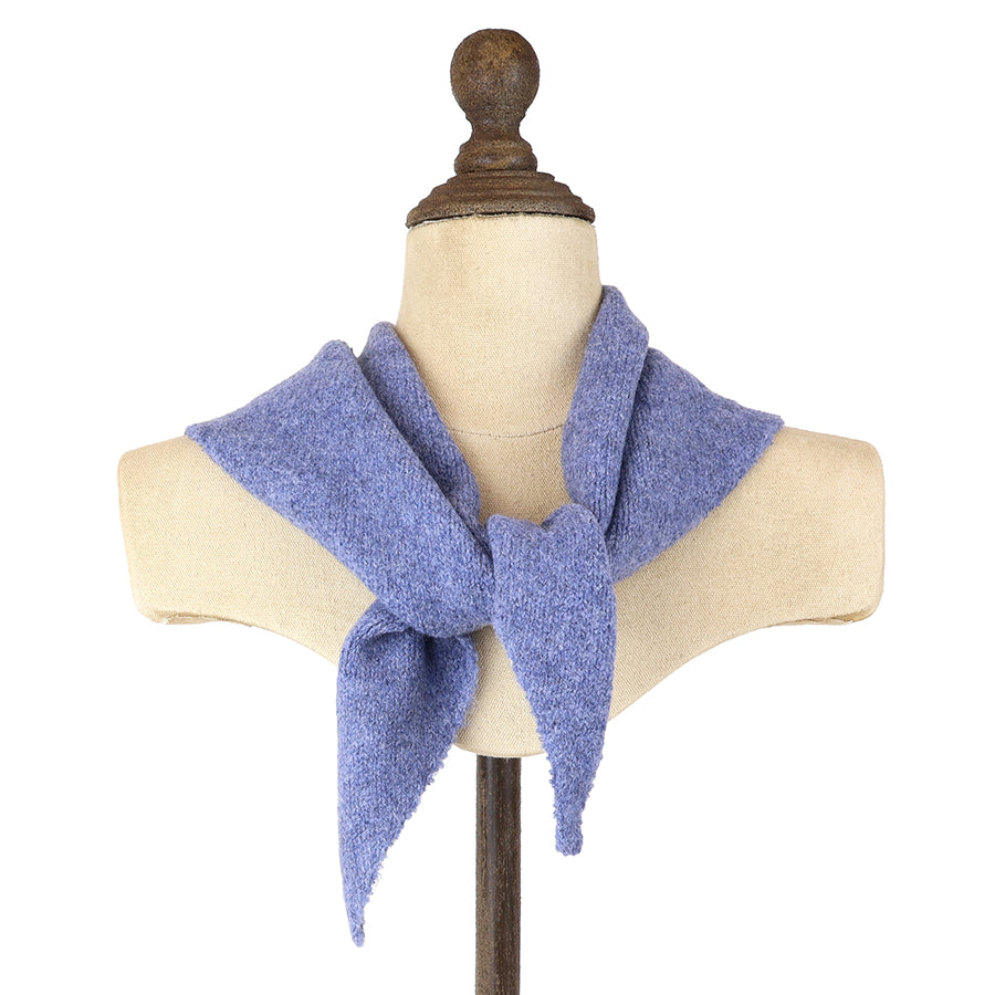 Tiffany blue triangle knit scarf