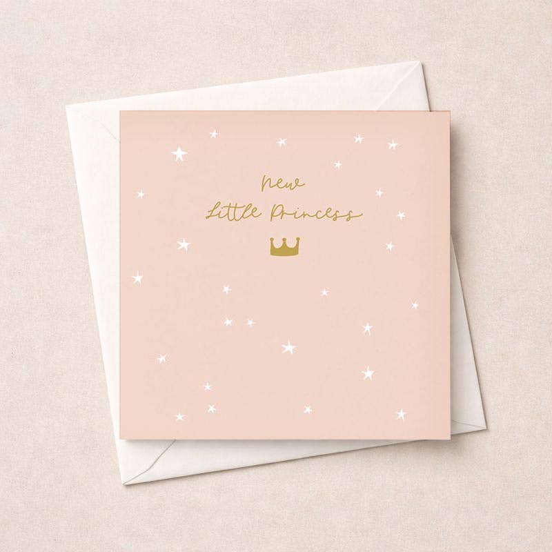New Baby Girl Card - Little Princess
