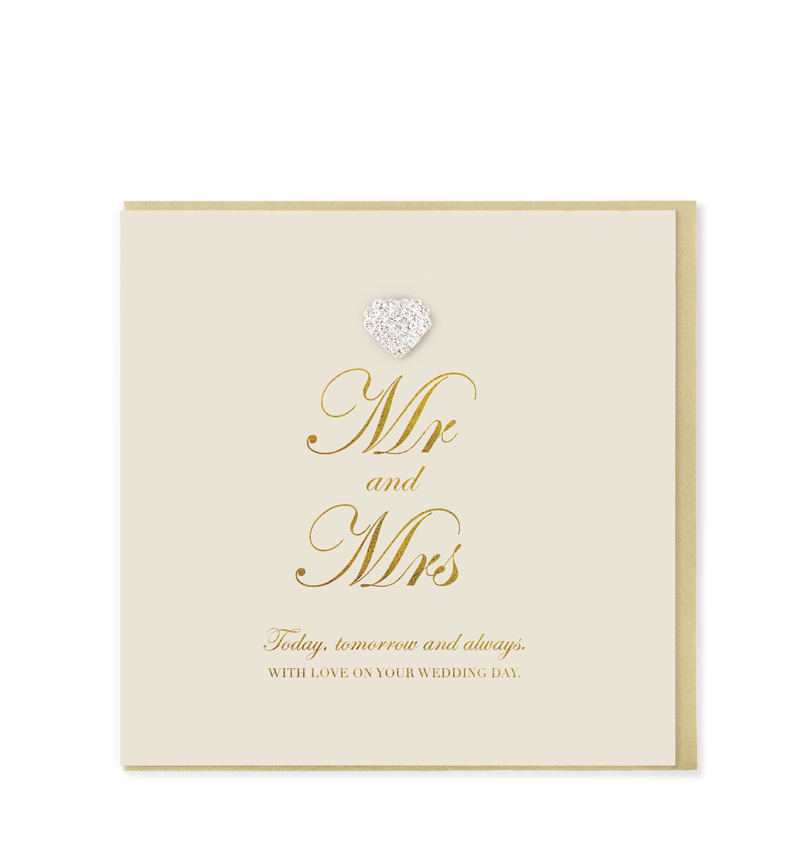 MR & MRs Today Tomorrow And Always, Greetings Card
