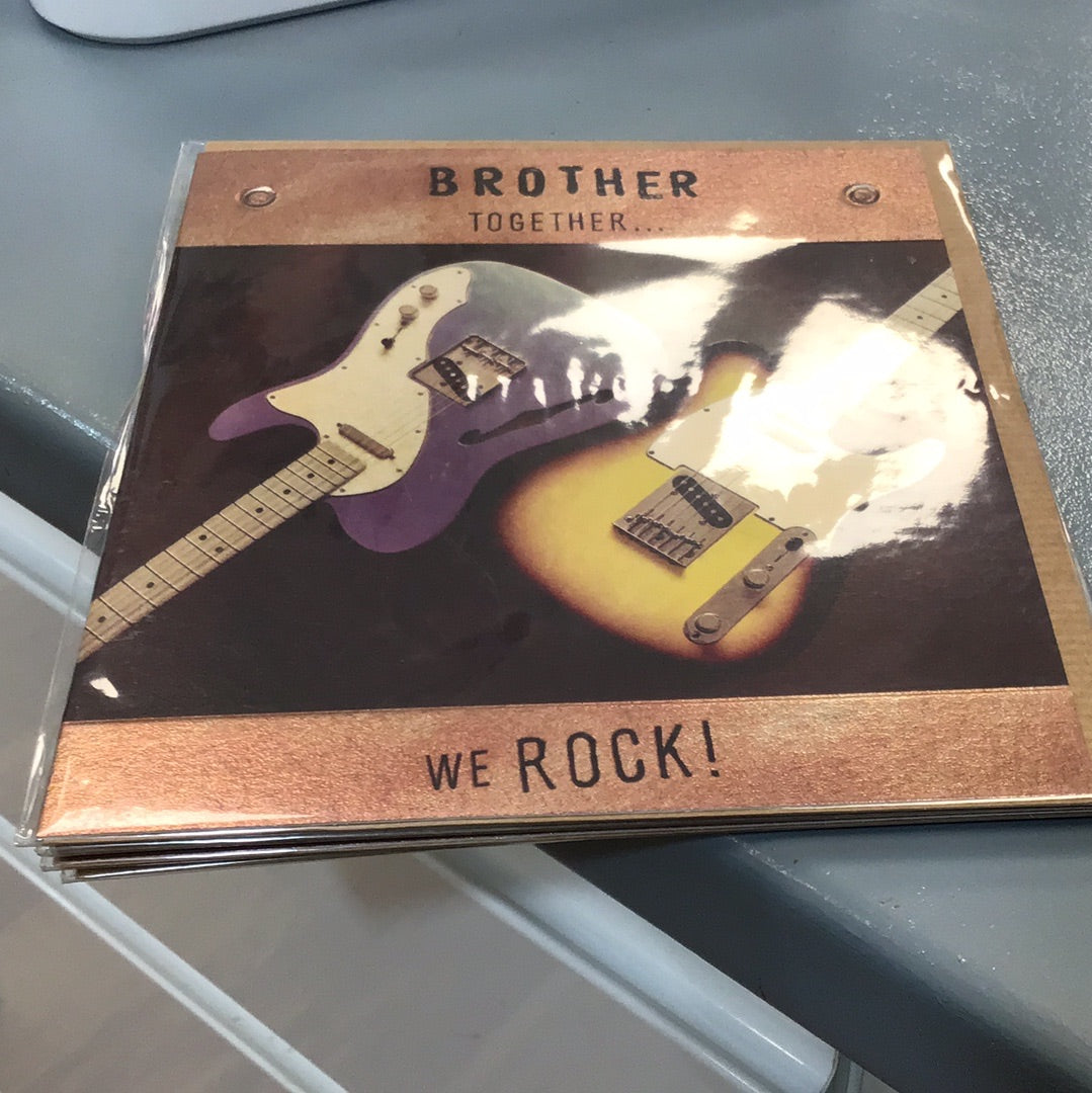 Brother birthday card pigment