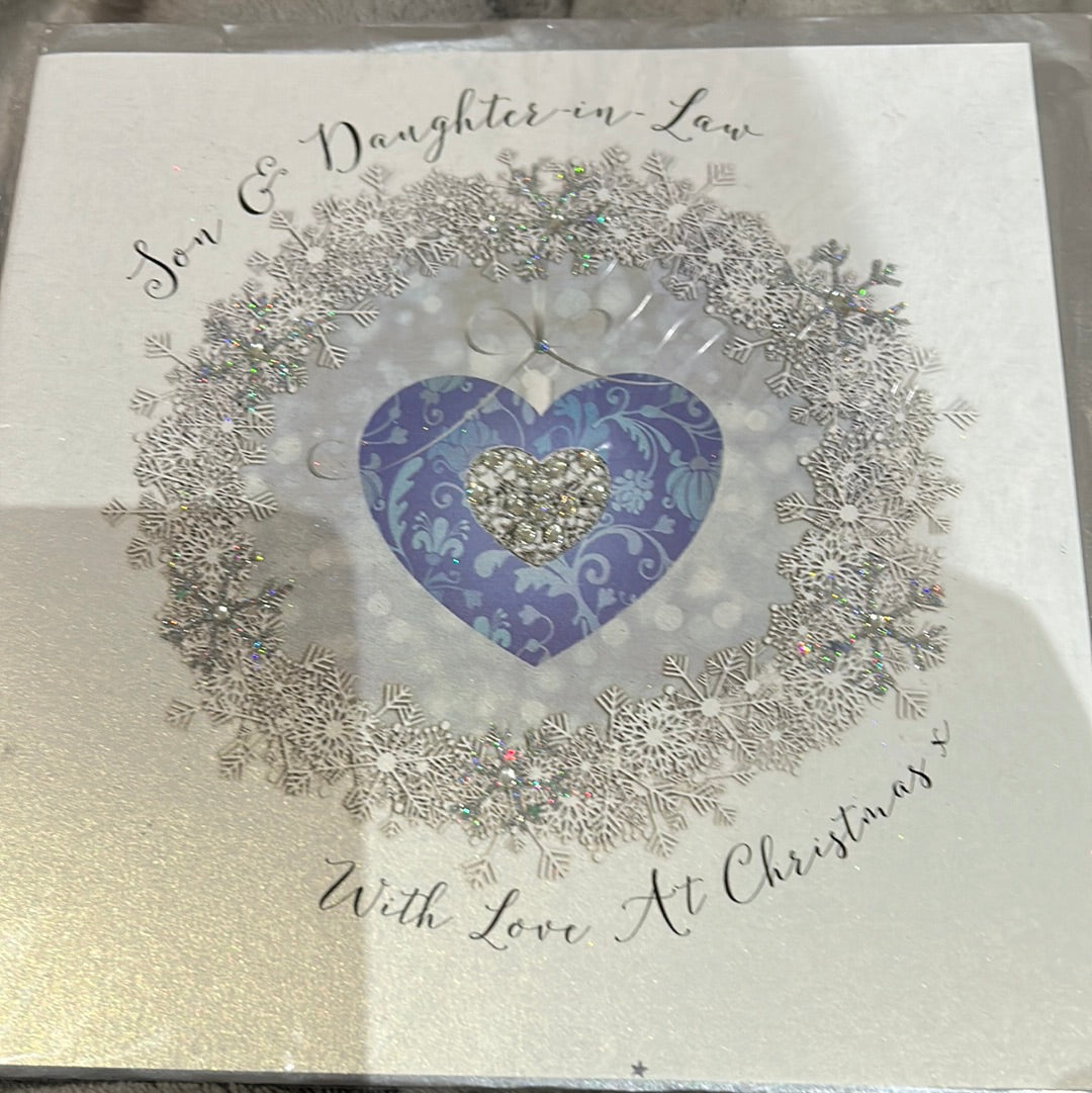 Son & DIL Christmas Card - WJB