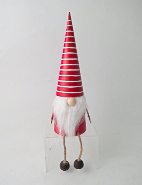 Sitting Santa W/stripes 29cm