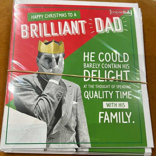 Dad Christmas Card - Paperlink