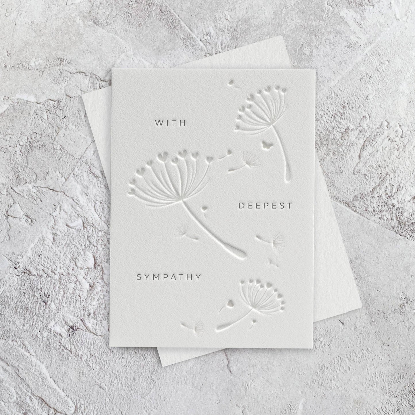 Sympathy Flowers Card