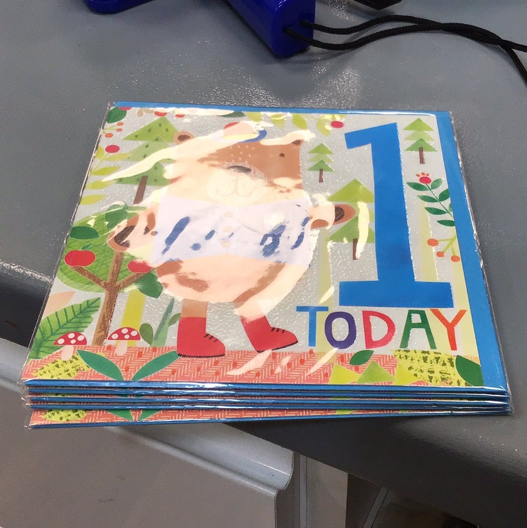 1st birthday card Peel